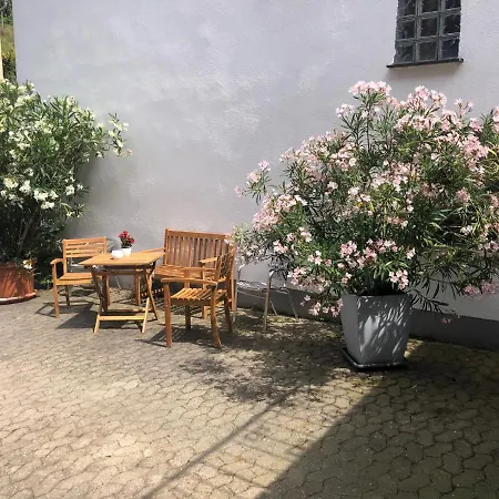 Schoene Burgruine Fachwerkhaus Apartment Bacharach