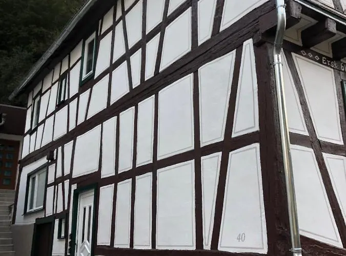 Schoene Burgruine Fachwerkhaus 巴哈拉赫